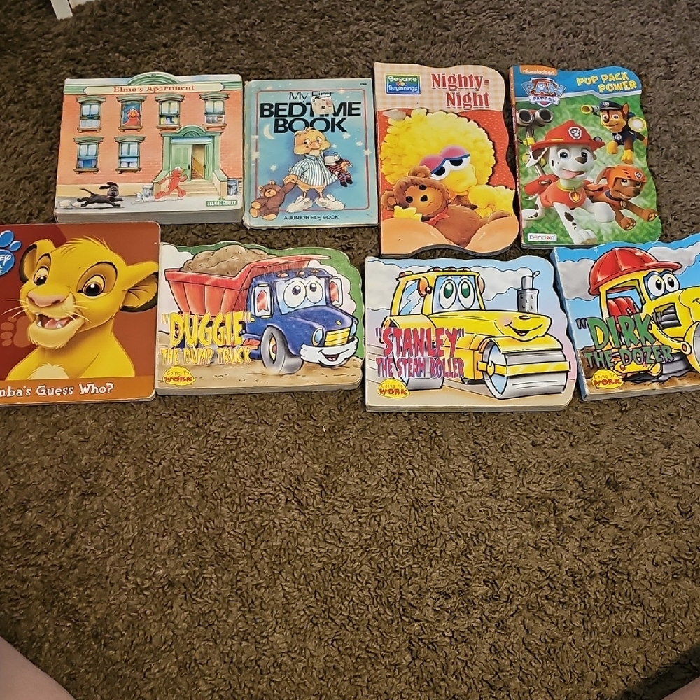 Disney and Tonka Kids Book Collection with Vibrant Colors